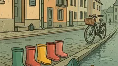 Witz: Alle Kinder pinkeln in die Regenrinne