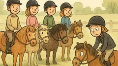 Witz: Alle Kinder können reiten, nur Conny…