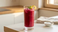 Rote-Bete-Batido in 5 Minuten: cremiger Smoothie mit Joghurt und Zitrone