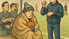 Witz: Ein Auswechselspieler sagt zum Trainer…