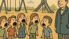 Witz: Alle Kinder reißen die Klappe auf…