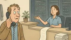 Witz: Ich hätte gern einen Einzelverbindungsnachweis…