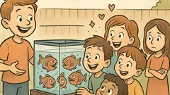 Witz: Alle Kinder lieben Peters Piranhas …