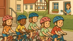 Witz: Alle Kinder fahren Rad, nur Edgar nicht