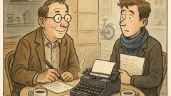 Witz: Zwei Autoren sitzen beim Kaffee…