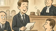 Witz: Ein Referendar vor Gericht…