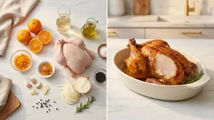 Ofenhähnchen mit Mandarinen-Honig-Glasur – knusprig, saftig und überraschend fruchtig