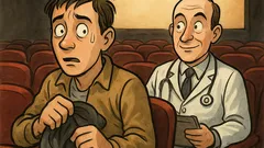 Witz: Ein Rekrut spielt blind beim Arzt…