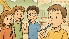 Witz: Alle Kinder kauen Lakritz, nur Ulli…