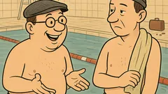Witz: Zwei Ostfriesen im Hallenbad…