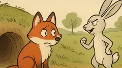 Witz: Ein kleiner Fuchs hockt vorm Bau…