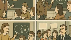 Witz: Mathematikunterricht gestern, heute, morgen