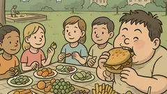 Witz: Alle Kinder essen Obst und Gemüse…