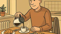 Witz: Beziehungsstatus: Ich frühstücke morgens allein