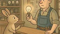 Witz: Häschen fragt den Elektriker nach Glühbirne