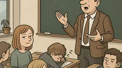 Witz: Der Lehrer fragt: Na, Sabinchen…