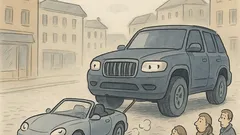 Witz: Mazda sagt: „Mein Auto zieht dein Auto“