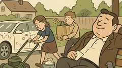 Witz: Alle Kinder schuften – nur Otto nicht