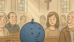 Witz: Was ist blau in der Kirche?