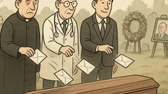 Witz: Ein Reicher ruft Anwalt ans Bett