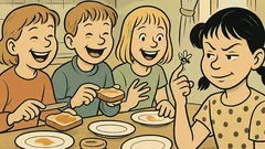 Witz: Alle Kinder essen Honig, nur Sabine nicht