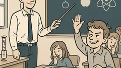 Witz: Referendar steht vor der Klasse