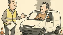 Witz: Fahrlehrer erklärt: „C1 bis 7,5 Tonnen…“