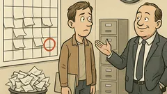 Witz: Im Amt erklärt der Chef dem Neuen…