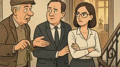 Witz: Und warum kein Büro im 4. Stock?