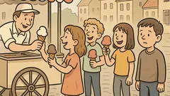 Witz: Alle Kinder bekommen ein Eis, nur Heinz…