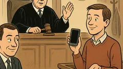 Witz: Richter: Handys bitte ausschalten!