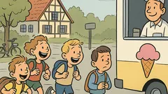 Witz: Alle Kinder kommen angerannt, nur Jochen nicht