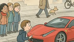 Witz: Alle Kinder schauen auf die Straße...