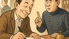 Witz: Krause entdeckt „MdB“ im Gästebuch…